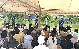 かほく市の自主防災訓練に参加しました