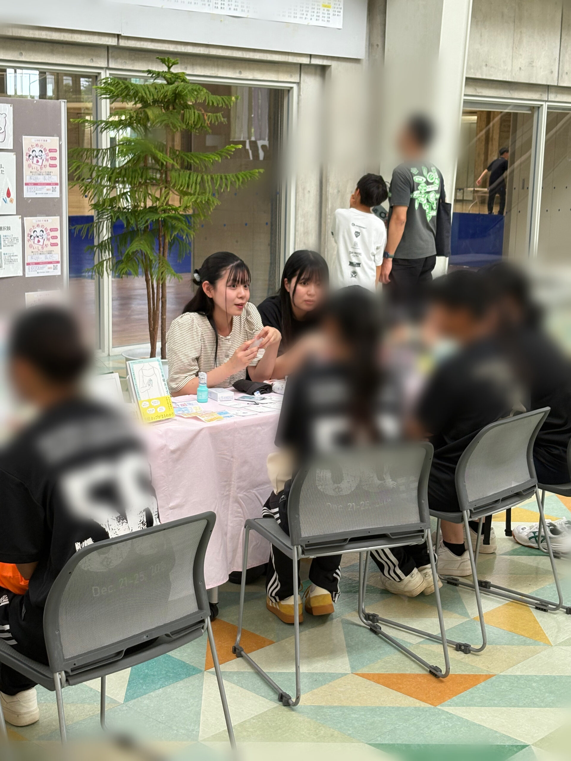 地域ケア 「ふらっとマチナカ保健室」がスポーツイベントにブース出展しました