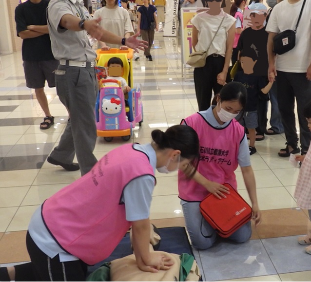 かほく市との包括的連携事業「救急ボランティアチーム」の活動を報告します