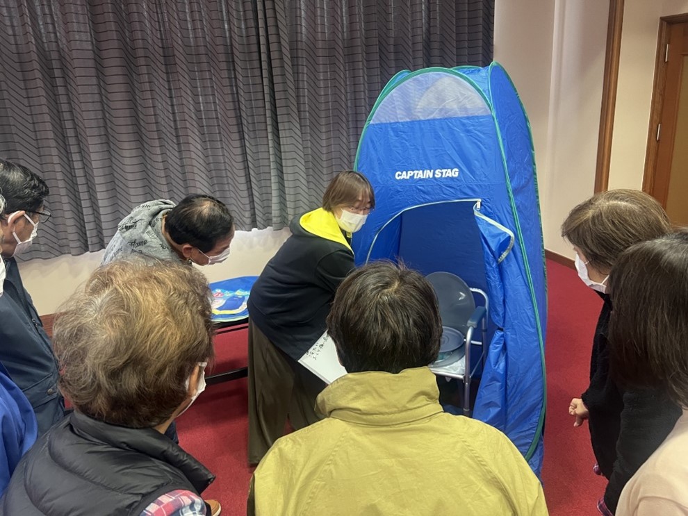 地域ケア 地域公開講座「災害時のトイレ対応について」を開催しました