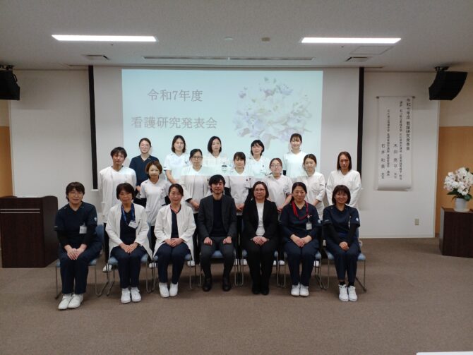 公立能登総合病院「看護研究発表会」に木田教授が参加しました