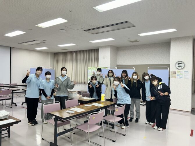 穴水町保健センター・由比ヶ丘仮設団地で「健康サロン」を開催しました