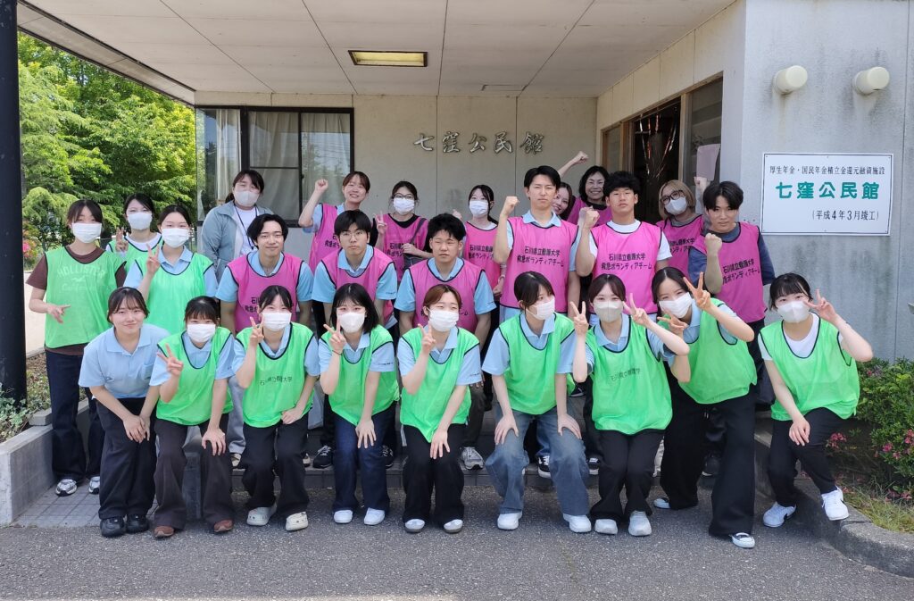 防災訓練のようす
